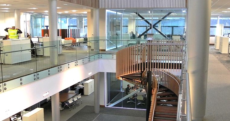 Newly furnished corporate building