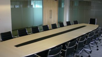 Light 20 seat boardroom table