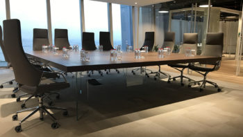 Contemporary boardroom table