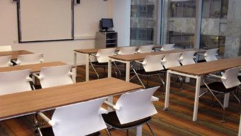 innovative classroom furniture with light oak tables