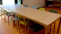College cafe tables and chairs