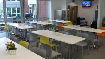 School cafe tables and chairs