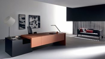 Contemporary executive home office