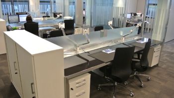 Task desking in open office