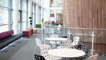 University eating and social area