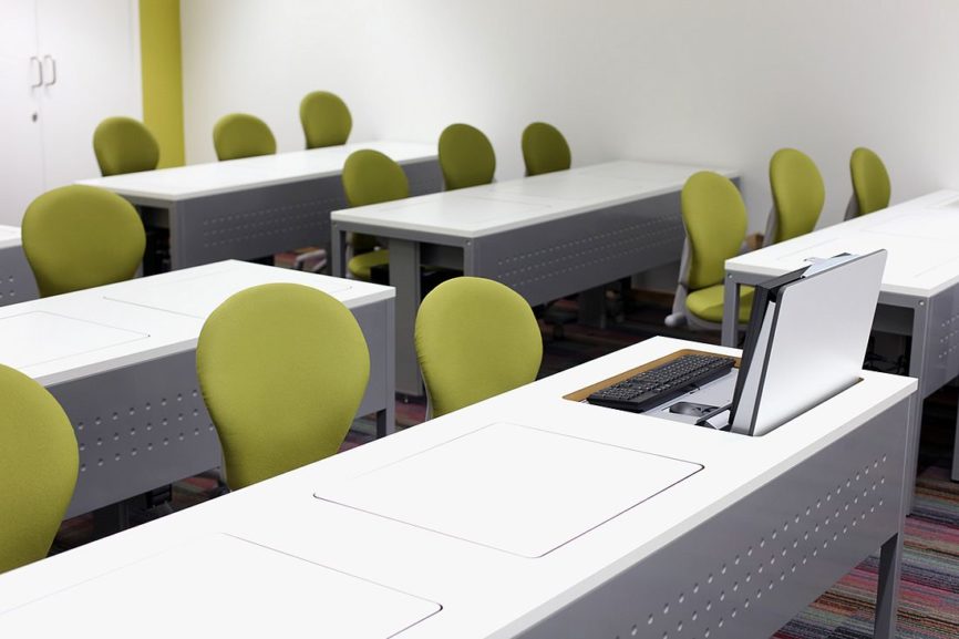 Classroom with IT desks