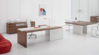 Whitewood and beech home office