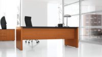 Honey beech desk and chair